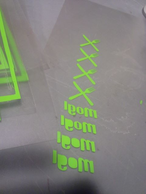 Vehicle lettering for a local business